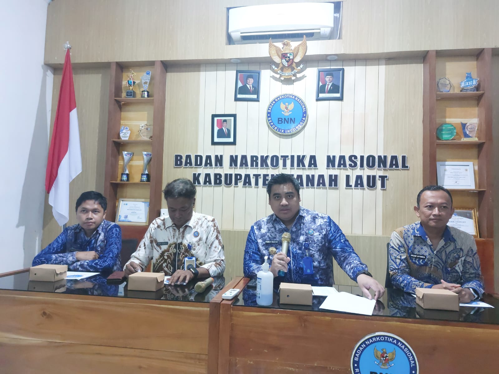 MENGUNGKAPKAN: Kepala BNNK Tanah Laut (Tala) Kompol Ferey Hidayat mengungkapkan jumlah pasien yang rehab di BNNK Tala pada 2025.