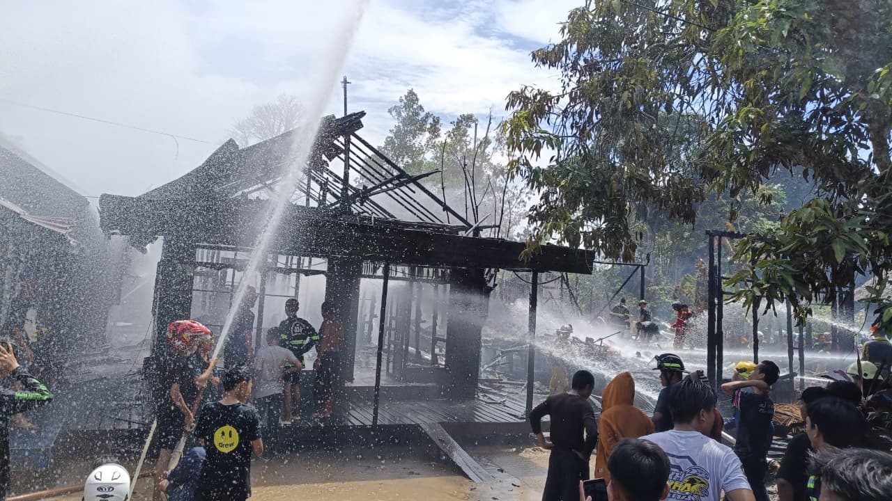 DOKUMENTASI: Peristiwa kebakaran yang terjadi tahun 2025 di wilayah Kabupaten HSU.
