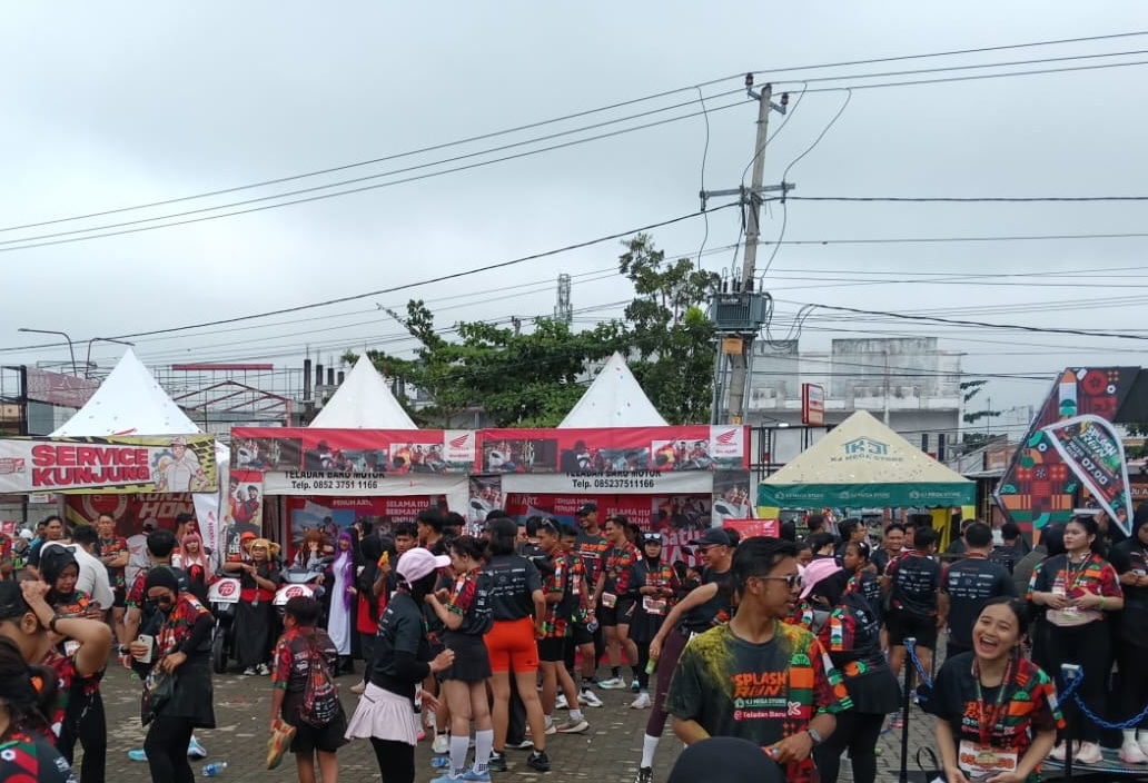 SILATURAHMI : Kegiatan kopdar Akbar yang digelar Biker Tanjung dan Trio Motor