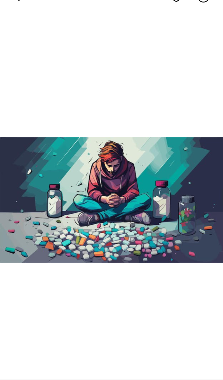 Ilustrasi Kartun Kecanduan Narkoba (freepik)