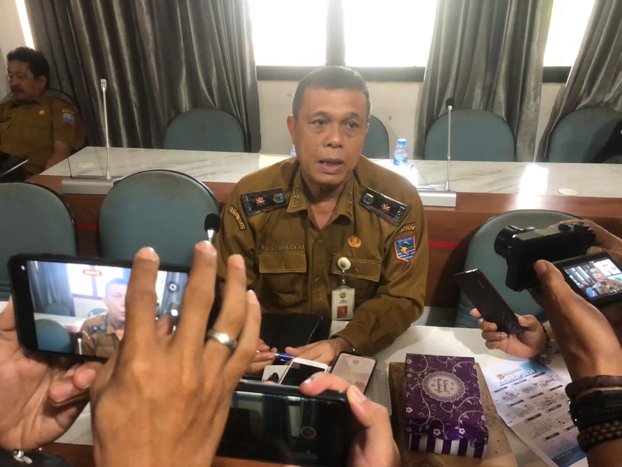 KOMITMEN:Kadis Kesehatan Kotabaru, Erwin Simanjuntak.