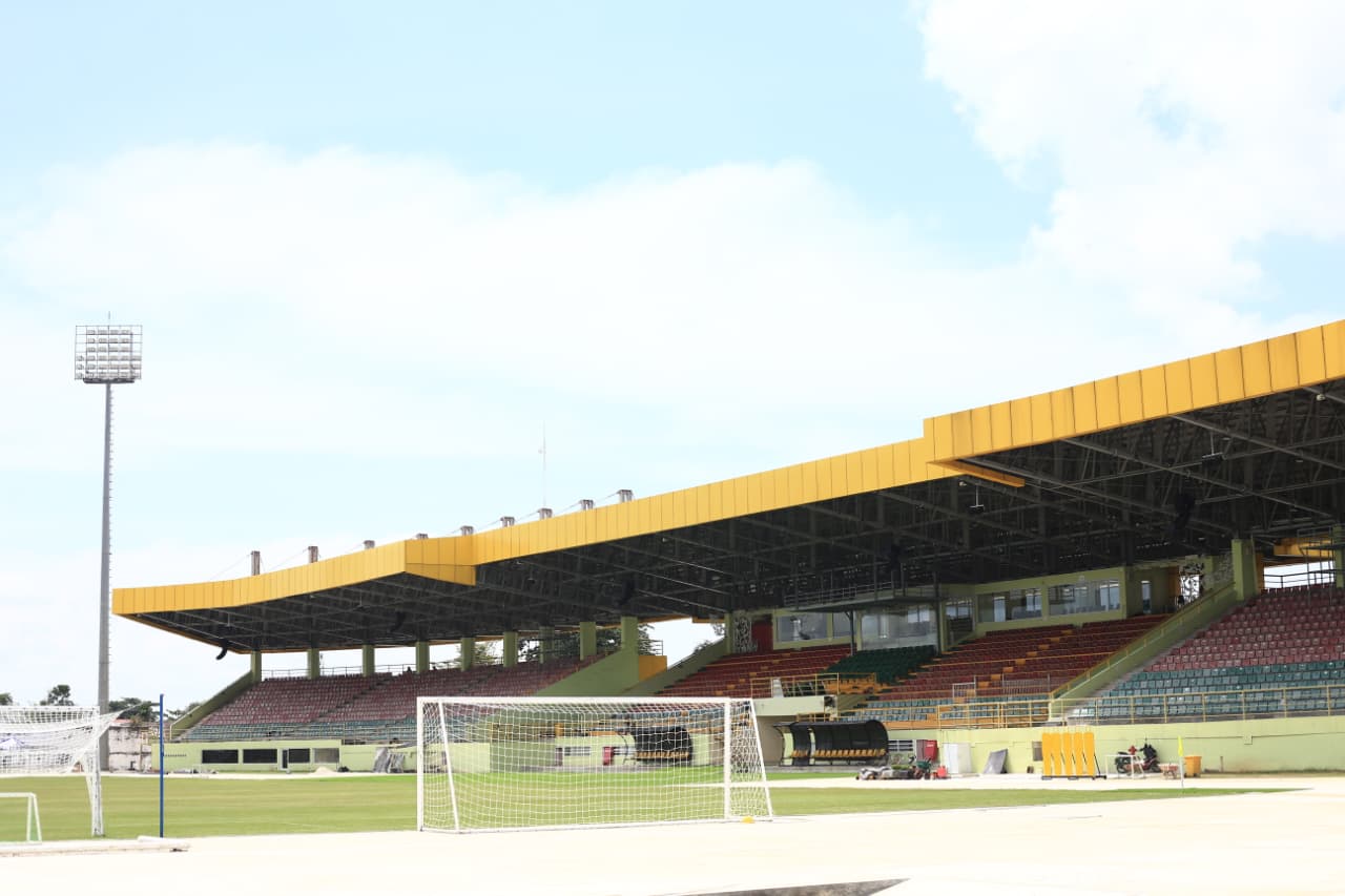 PENUH SEJARAH: Stadion 17 Mei Banjarmasin kembali menjadi markas Barito Putera setelah terakhir digunakan pada 2019.