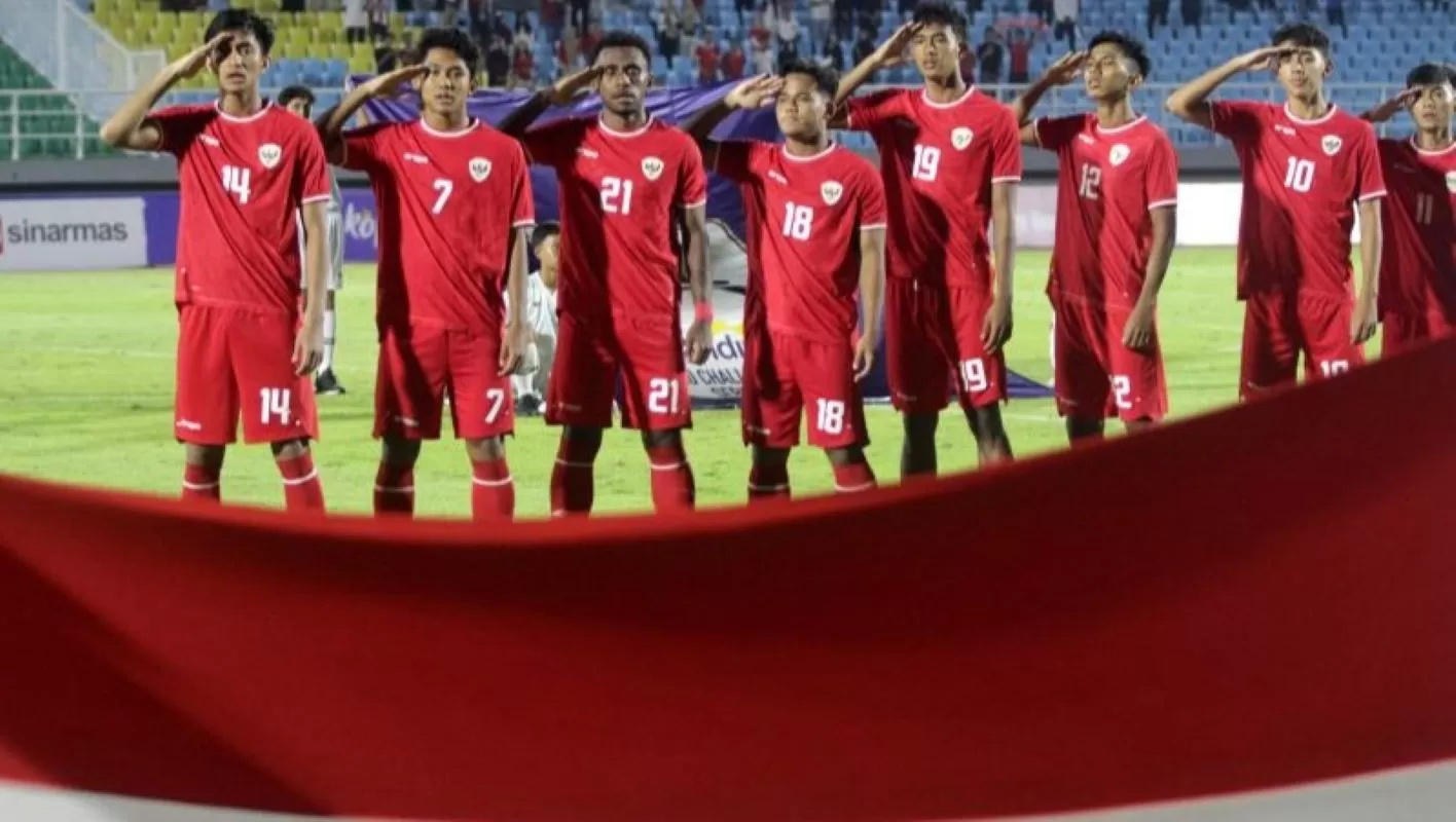 TIMNAS: Ilustrasi Timnas Indonesia U-20 di Stadion Gelora Delta Sidoarjo.
