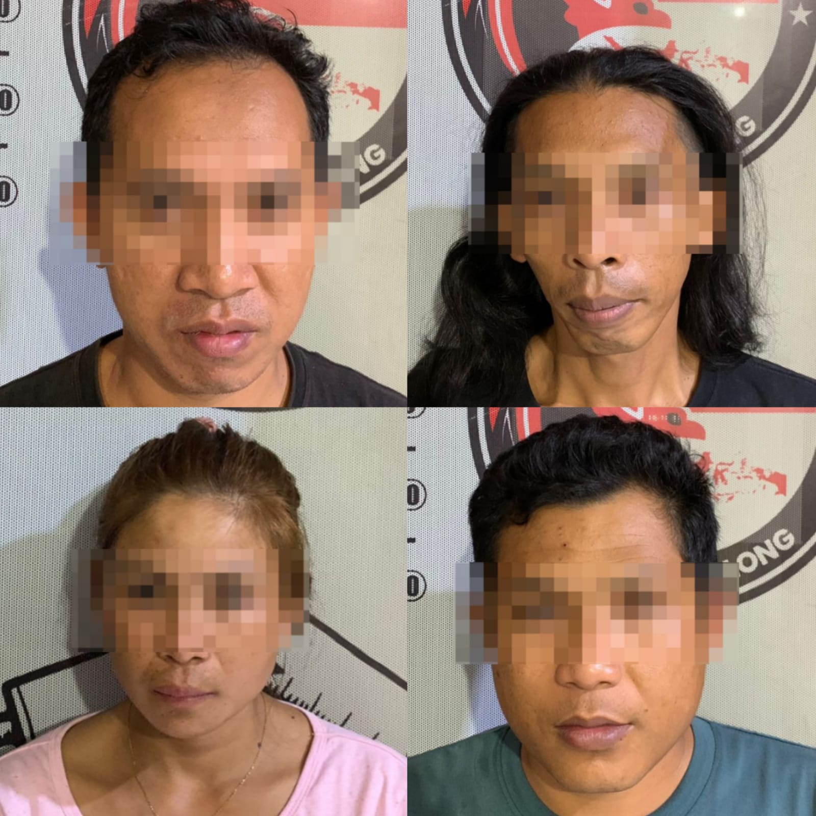 PELAKU: Para pengedar sabu yang berhasil diamankan Polres Tabalong dalam sehari. (Foto : Polres Tabalong untuk Radar Banjarmasin)