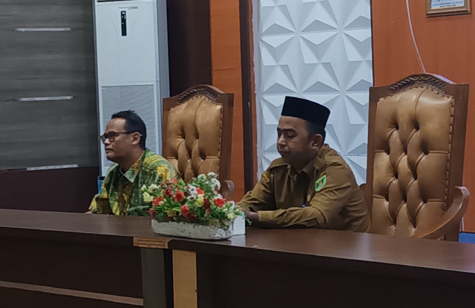 GUSAR : Wakil Bupati Tabalong Habib Muhammad Taufani Alkaf dalam sosialisasi dan bimbingan teknis pelaporan konvergensi pencegahan dan percepatan penurunan stunting.