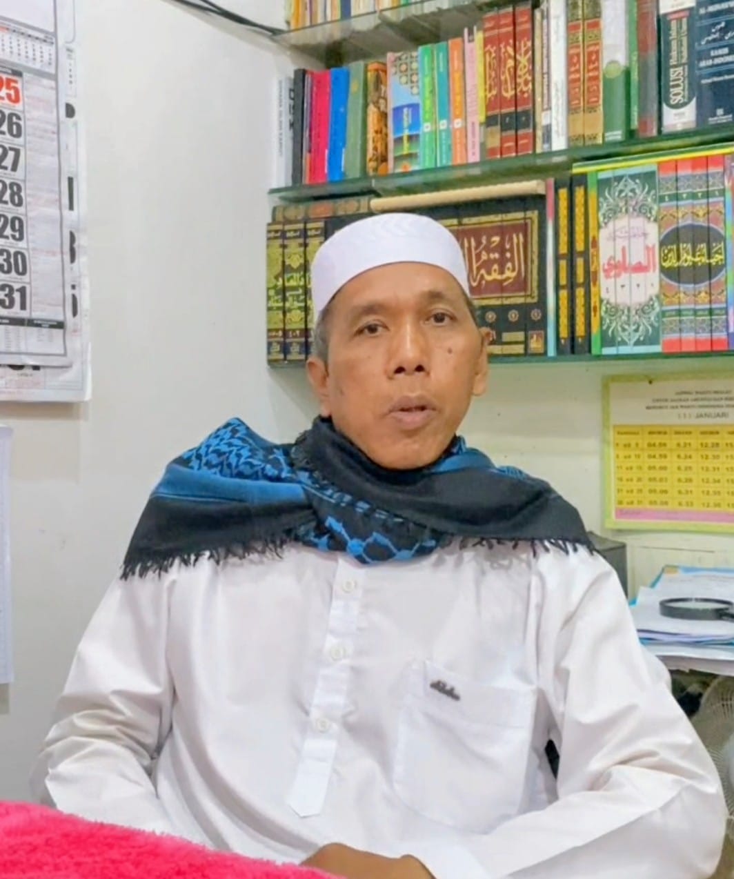 NARASUMBER: Ketua MUI HSU H Said Masrawan Lc. (M.Akbar/Radar Banjarmasin)