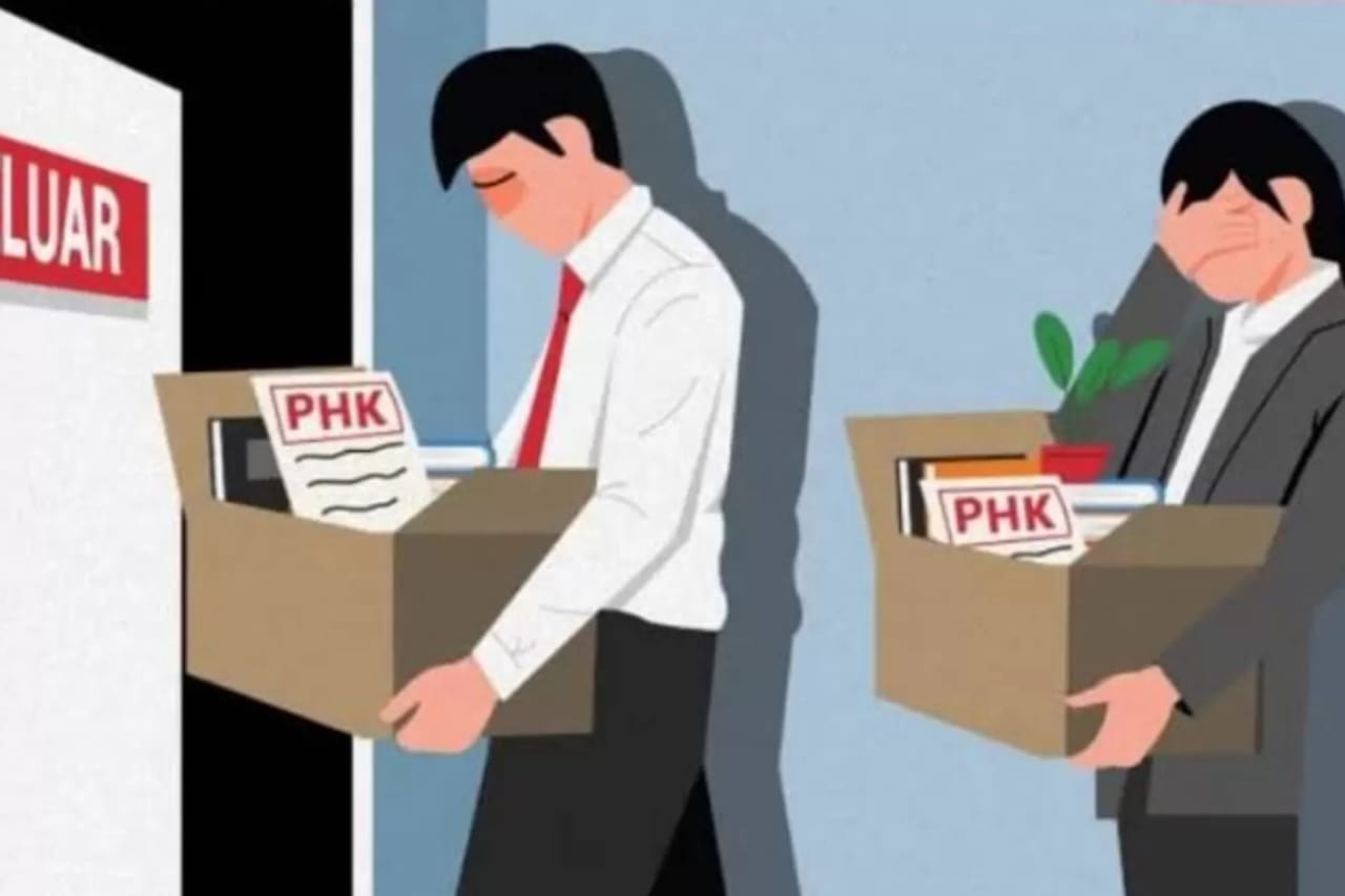 ilustrasi pekerja yang kena PHK (freepik)