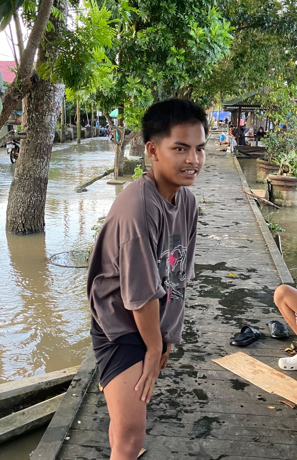 TENGGELAM: Muhammad Ilham Fikri, santri Pondok Pesantren Muhibbin Pasayangan