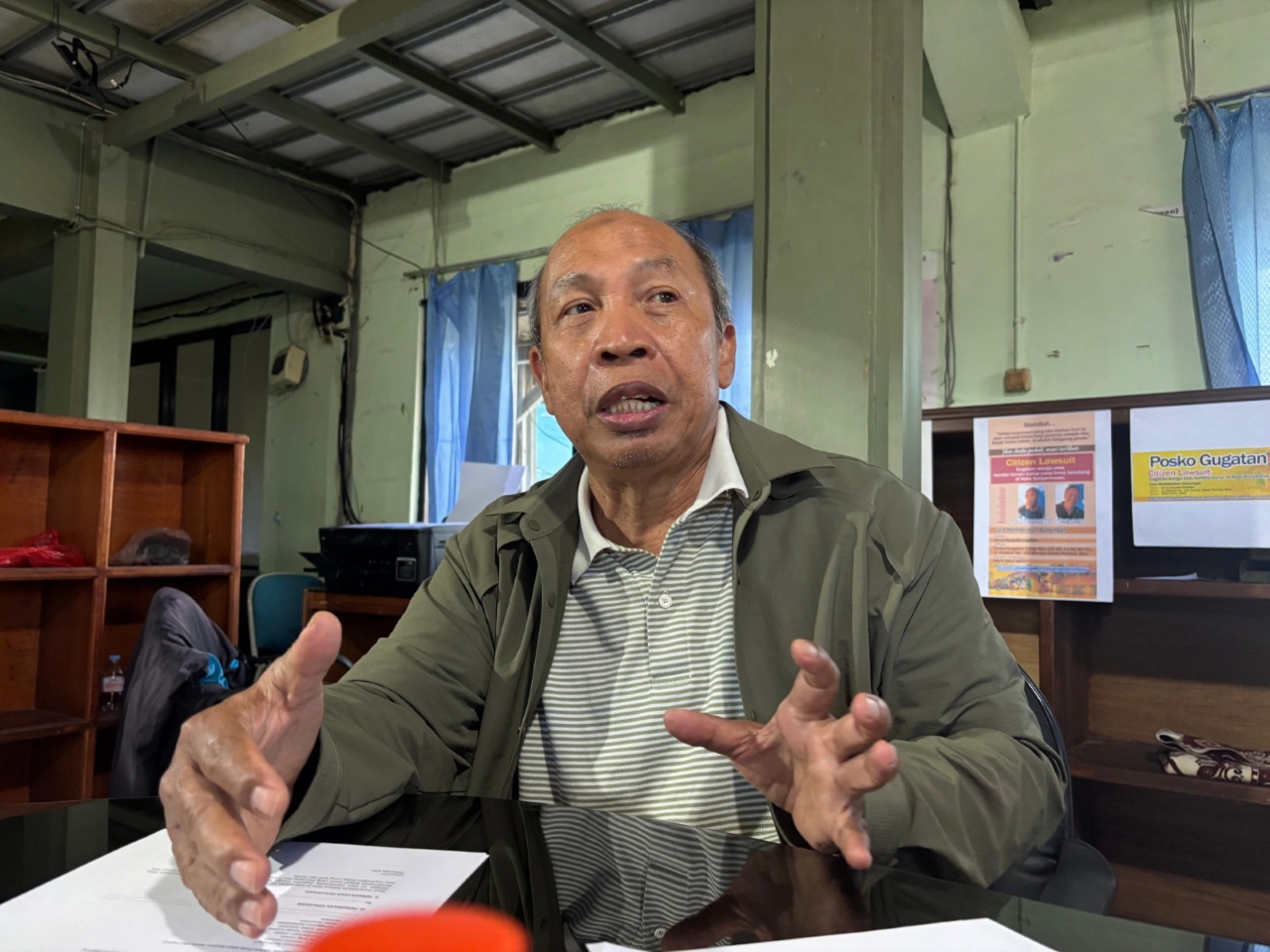 BUKA ADUAN: Inisiator Citizen Lawsuit Banjarmasin Banjir/Calap, Prof Hadin Muhjad.