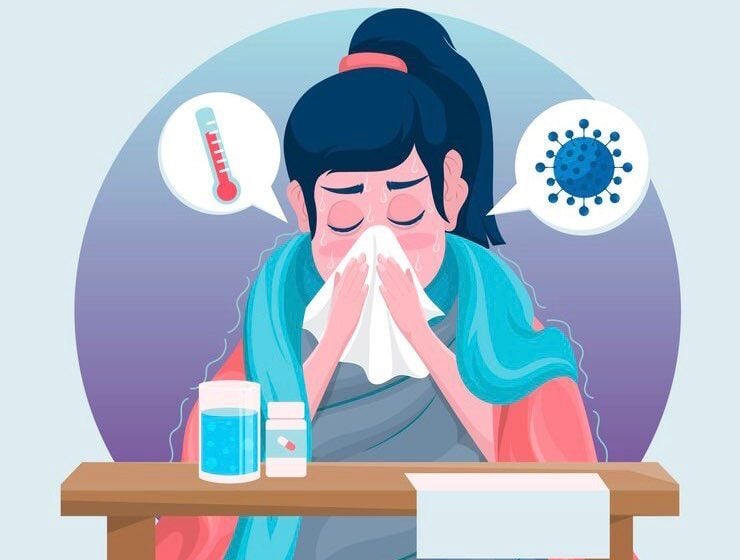 Ilustrasi Penyakit Flu (Foto: Freepik.com)