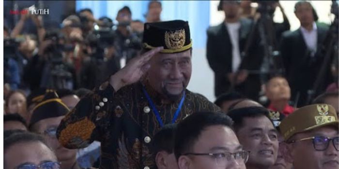 Sultan Kutai Kartanegara Ing Martadipura, Yang Mulia Adji Muhammad Arifin, dalam acara peresmian Kilang Minyak Balikpapan yang dihadiri Presiden Republik Indonesia Prabowo Subianto