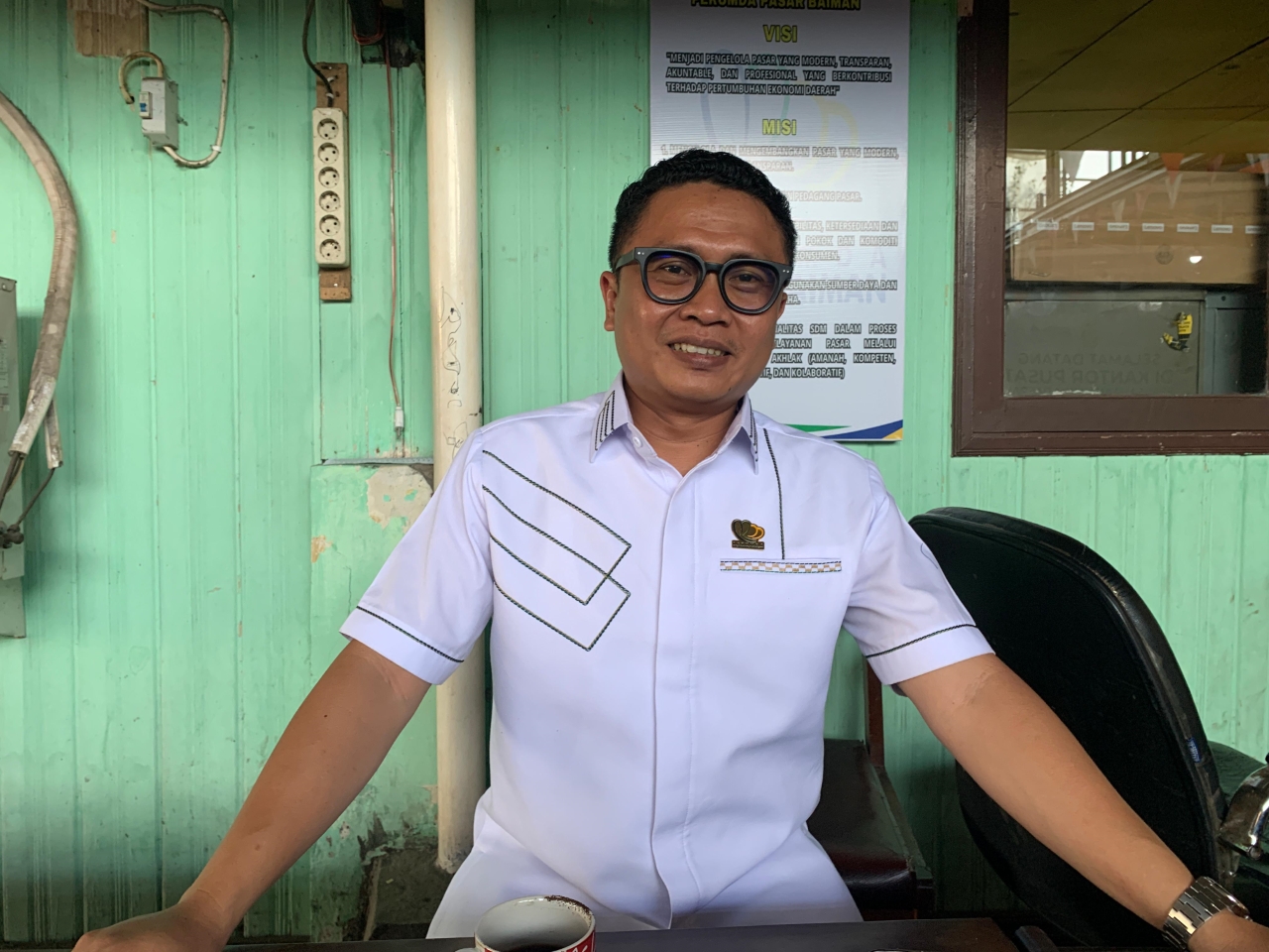 Direktur Utama Perumda Pasar Baiman, Muhammad Abdan Syakur