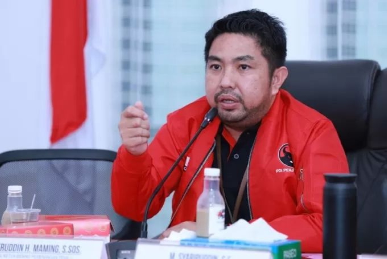 BICARA: Ketua DPD PDIP Kalsel Muhammad Syaripuddin siap berdialog