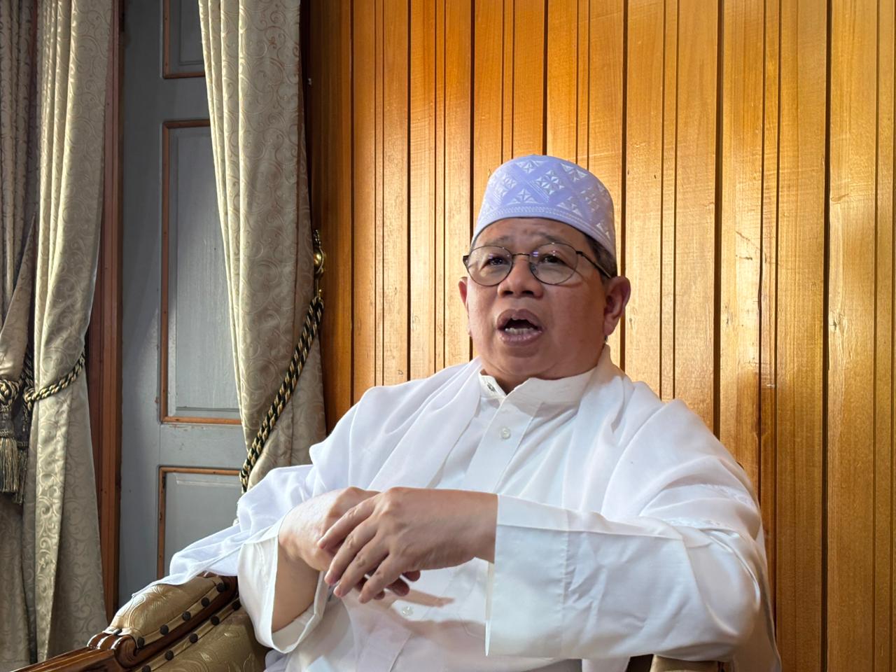 INGATKAN JEMAAH: Ketua Badan Pengelola Masjid Raya Sabilal Muhtadin Banjarmasin, Muhammad Thamrin memprediksi Malam Nisfu Syaban dipadati 40 Ribu Jemaah.