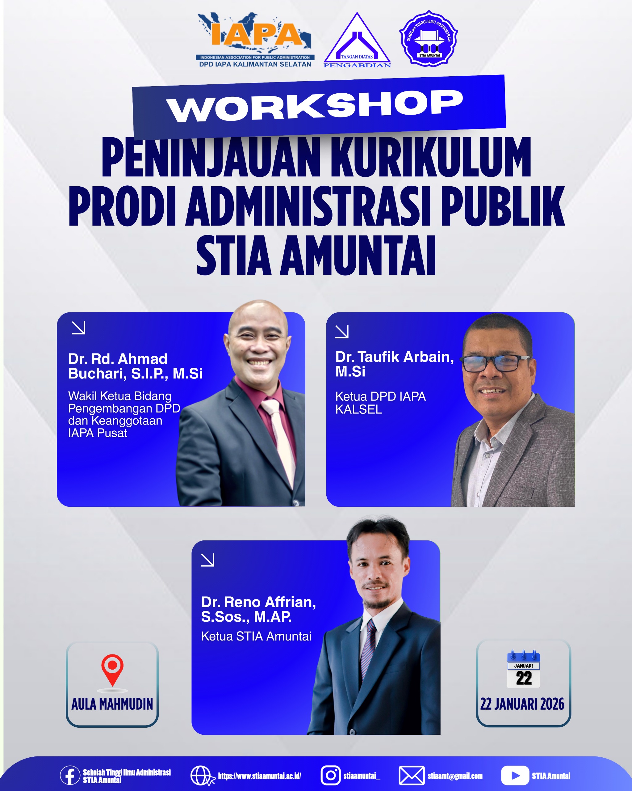 Taufik Arbain, Koordinator Program Studi S2 Magister Administrasi Publik Universitas Lambung Mangkurat (ULM)