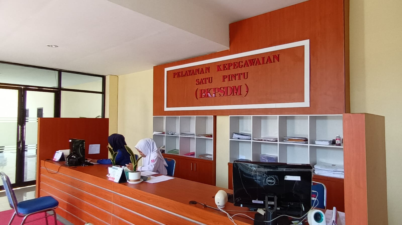 BKPSDM: Kantor BKPSDM Tabalong yang kini sedang sibuk menyiapkan seleksi terbuka bagi tiga pejabat kepala SKPD. (Foto : Ibnu Dwi Wahyudi/ Radar Banjarmasin)