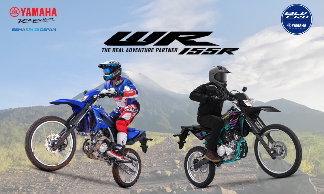 PENYEGARAN:Yamaha WR155 R kini tampil makin ikonik dengan body dan grafis baru.