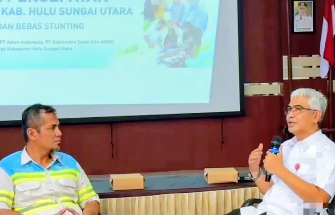 DIALOG:Wabup HSU, Hero Setiawan hadiri sinergi lintas sektor di Aula Dinas Kesehatan HSU, Rabu (21/1/2026).