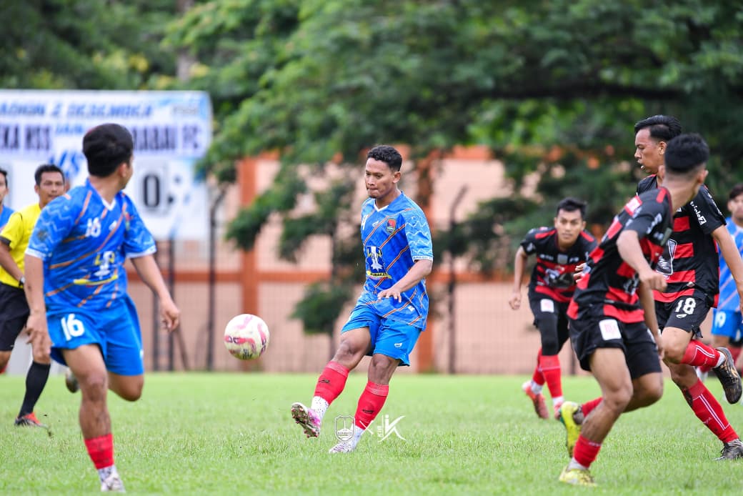 SKUAT TIDAK LENGKAP: Barabai FC tetap optimis menatap putaran kedua Liga 4 Kalsel.