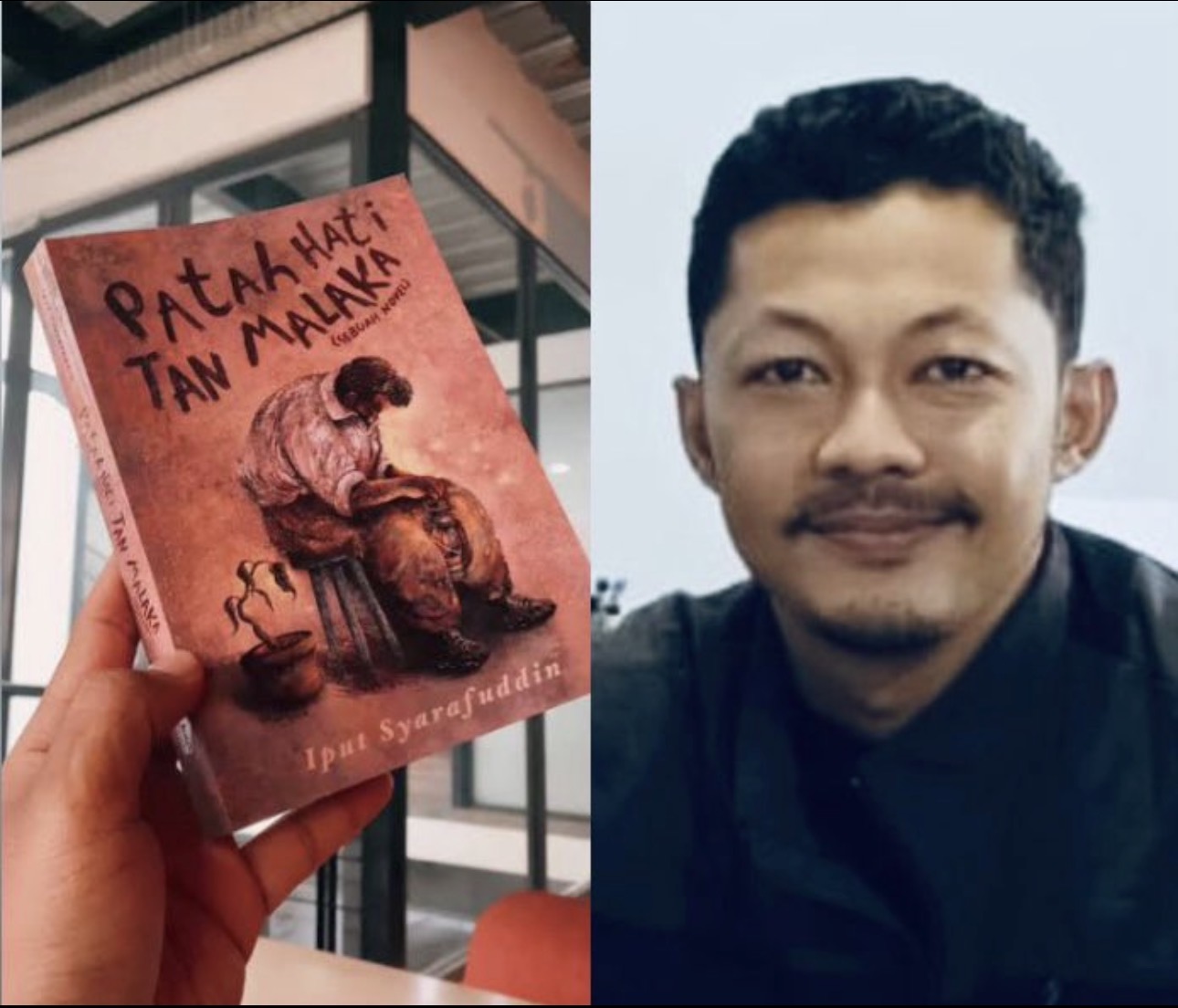 Sampul depan novel Patah Hati Tan Malaka yang terbit Januari 2026 dan pengarang Muhammad Iput Syarafuddin.
