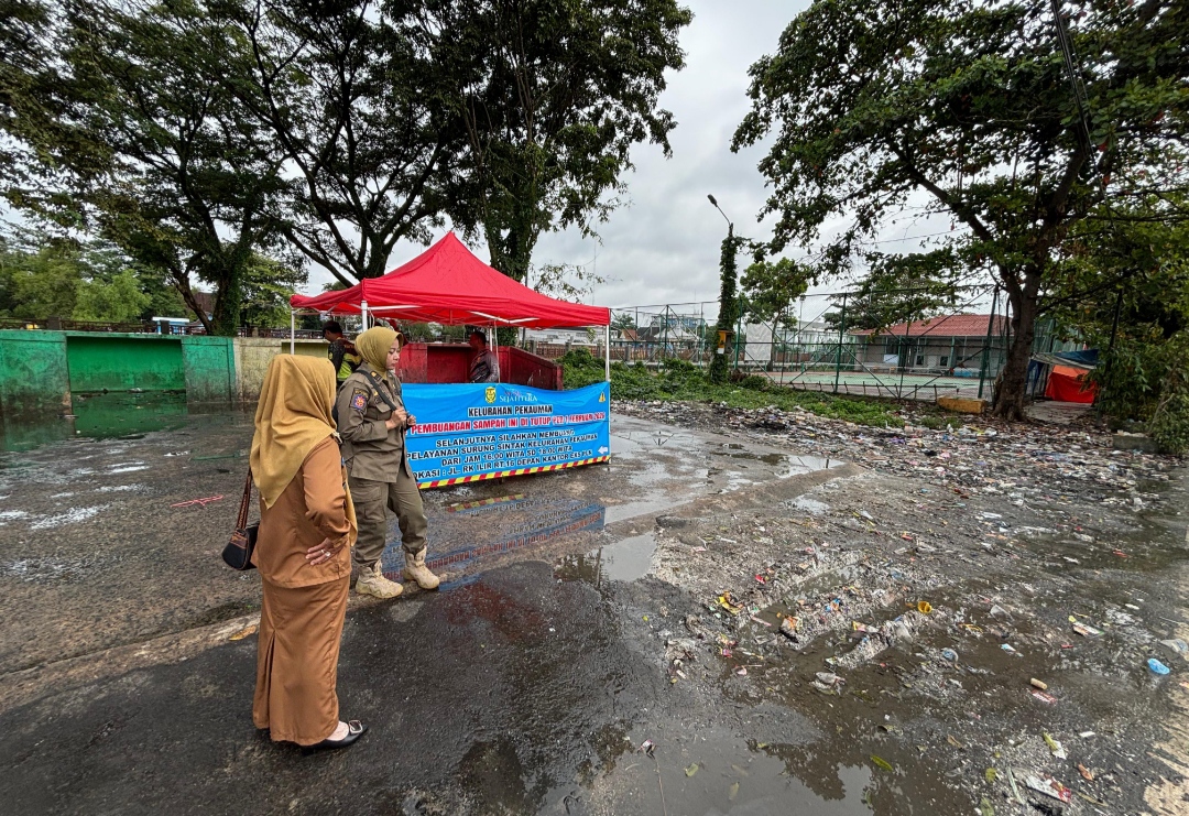 DITUTUP: TPS RK Ilir kini resmi ditutup dan dialihkan ke program Surung Sintak dari DLH Banjarmasin.