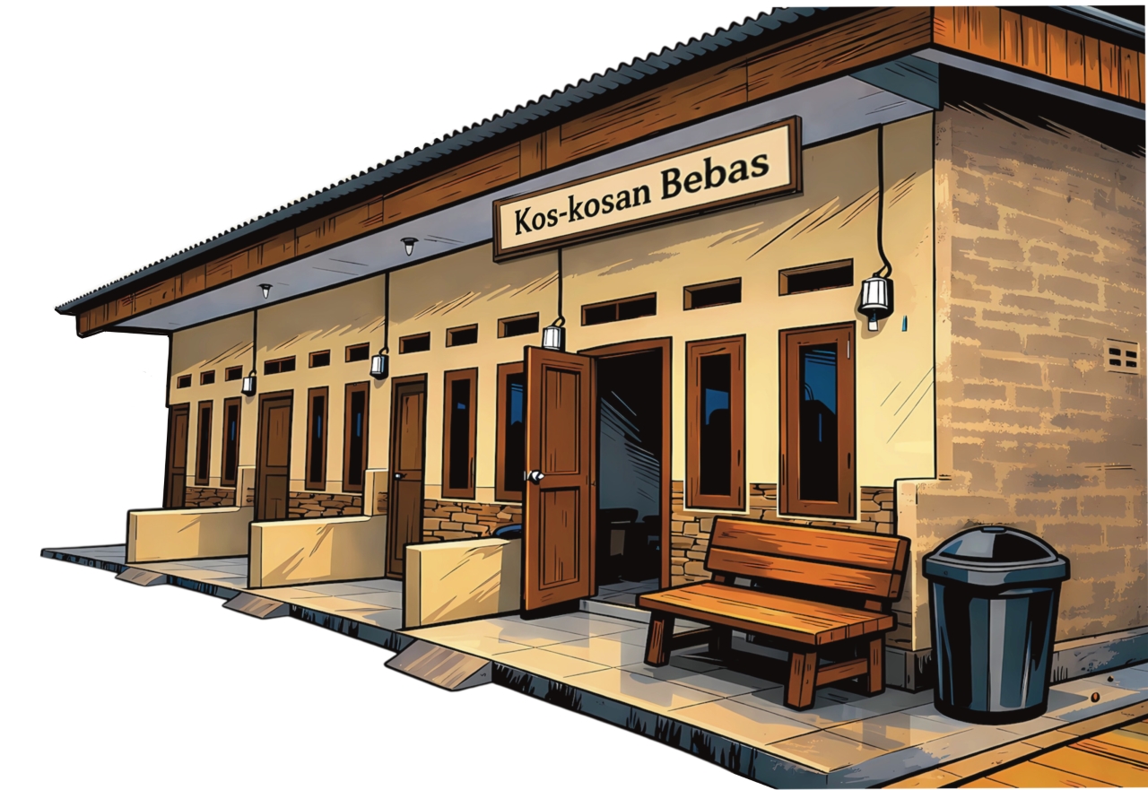 Ilustrasi kos bebas banjarbaru