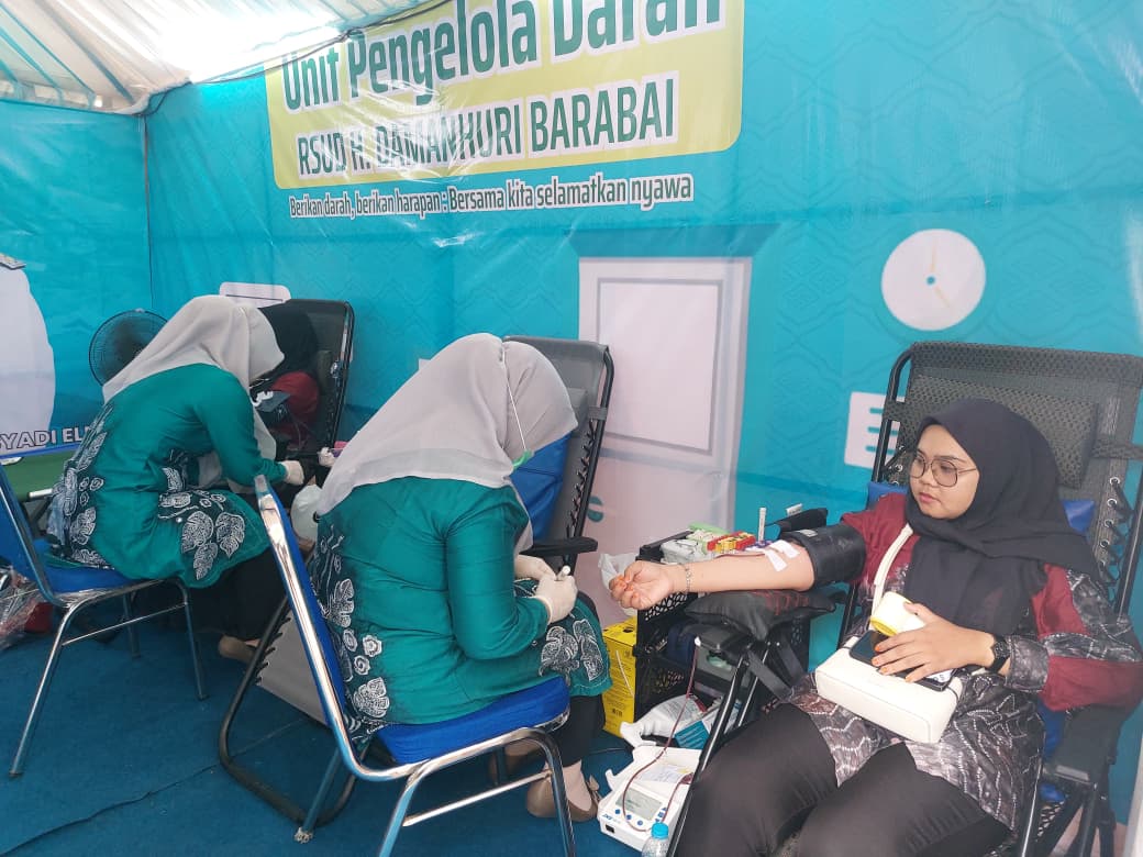 DONOR DARAH: RSUD H Damanhuri Barabai ungkap stok darah di awal tahun 2026. Golongan O paling dicari.