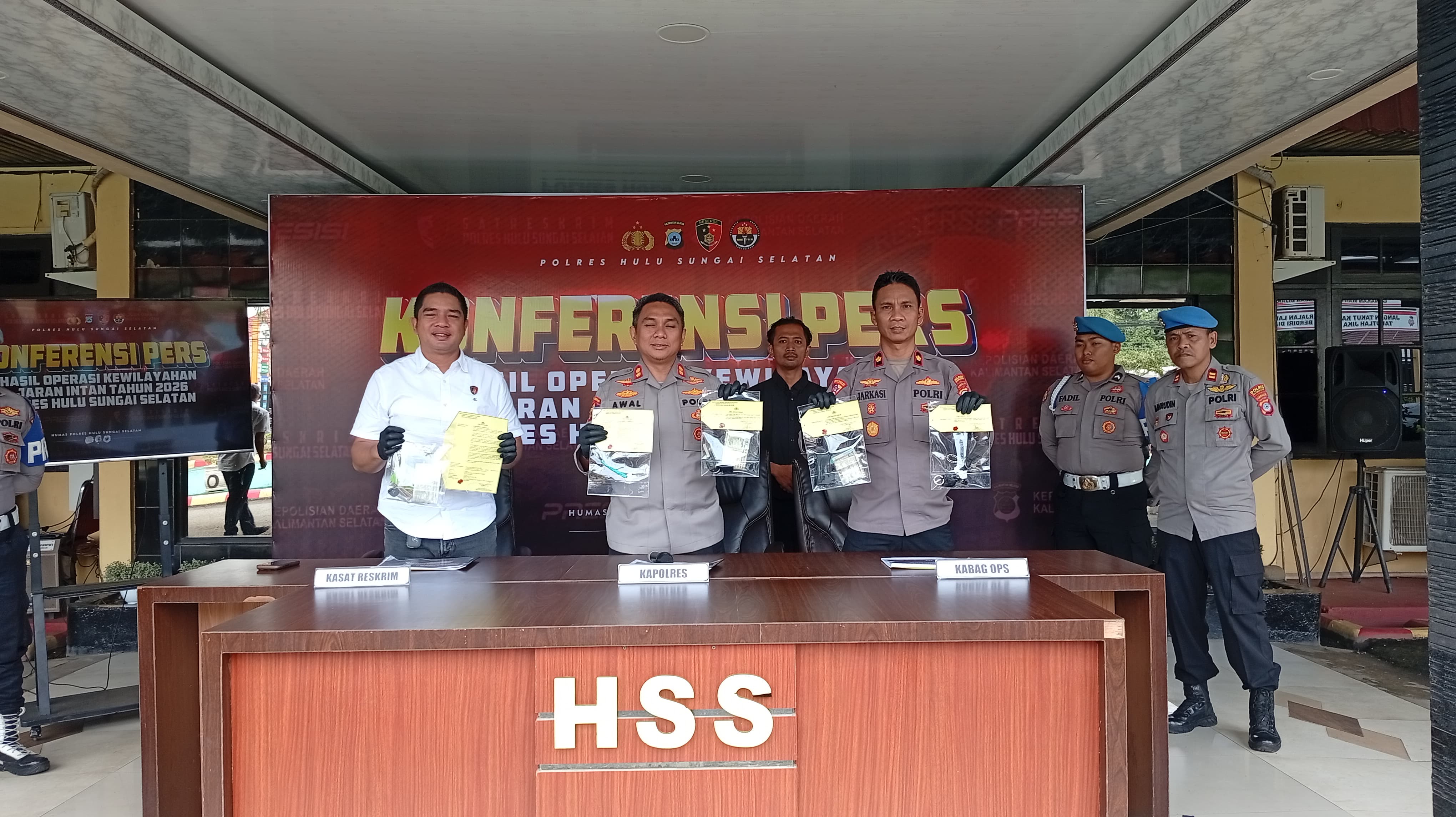 UNGKAP: Polres Hulu Sungai Selatan ungkap capaian hasil Operasi Jaran Intan Tahun 2026.
