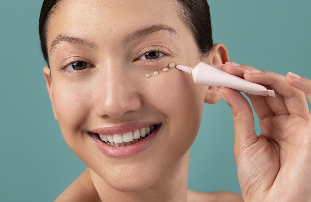 NATURAL: Menyesuaikan warna concealer dengan undertone kulit akan membuat hasil riasan menjadi lebih natural. (Foto: Freepik)