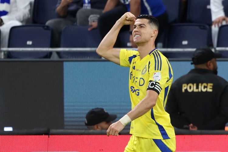 MEMBOIKOT: Megabintang Al-Nassr, Cristiano Ronaldo dikabarkan akan memboikot pertandingan liga untuk kedua kalinya secara beruntun, sebagai bentuk protes lanjutan terhadap pengelolaan klub. (AFP)
