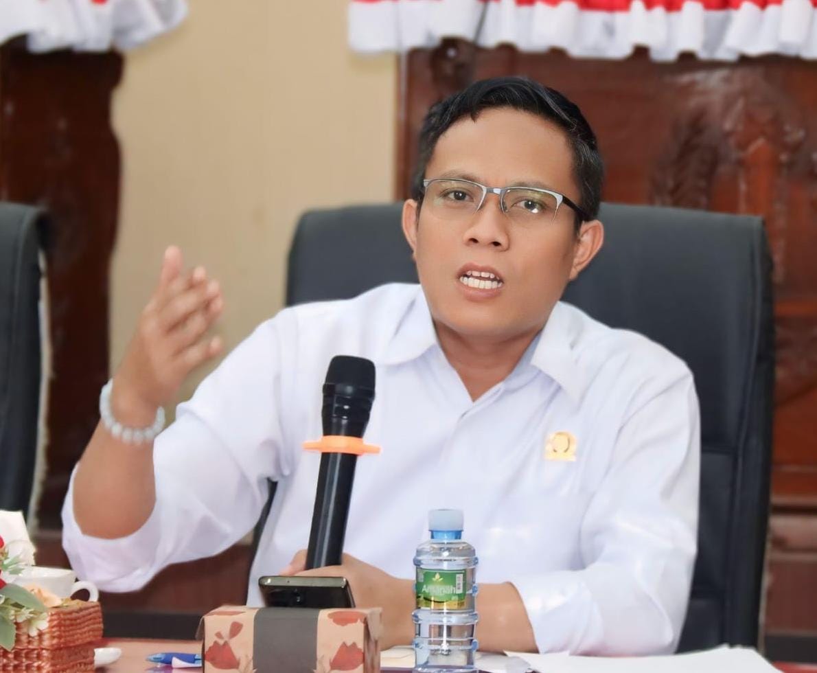 NARASUMBER: Anggota DPRD HSU Dr.H Teddy Suryana. (Foto: M.Akbar/Radar Banjarmasin)