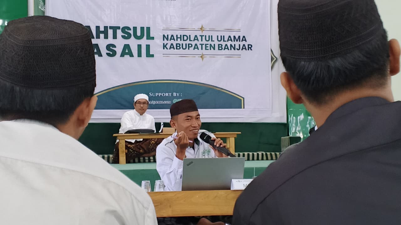 DEBAT ULAMA: Peserta Bahtsul Masail mengenai interaksi digital, penyebaran konten, serta praktik endorsement terhadap kreator yang menampilkan perilaku terindikasi LGBTQ, Rabu (4/2/2026).