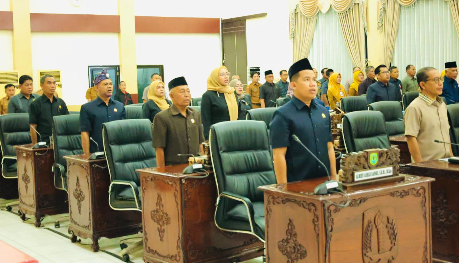 REGULASI: DPRD Kabupaten Hulu Sungai Utara (HSU) gelar Rapat Paripurna dengan agenda pandangan fraksi tentang Pencabutan Peraturan Daerah Nomor 12 Tahun 2017 mengenai Denda Keterlambatan Pembayaran Pa