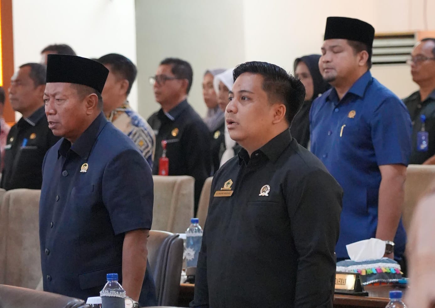 TANGGAPI: Anggota DPRD Tapin Taufik Hidayat menanggapi terkait anggaran kesehatan tahun 2026. Foto Adan For Radar Banjarmasin