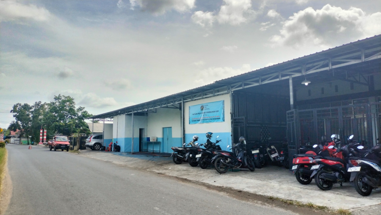 BERMASALAH: Salah satu SPPG di Banjarbaru yang sebelumnya bermasalah persoalan limbah dapur. 