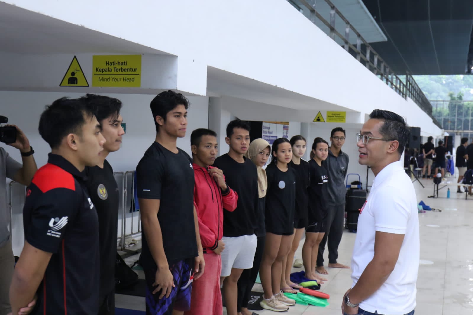 Ketua Umum PB AI, Anindya Bakrie meninjau langsung Seleksi Nasional menuju Asian Games. (dok PB AI)