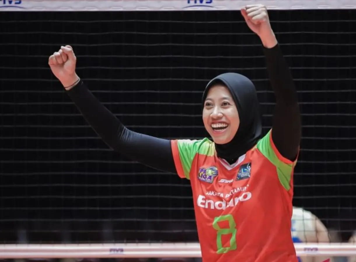 MOTIVASI: Bintang Jakarta Pertamina Enduro Megawati Hangestri Pratiwi termotivasi membawa timnya meraih posisi teratas dalam Proliga 2026.
