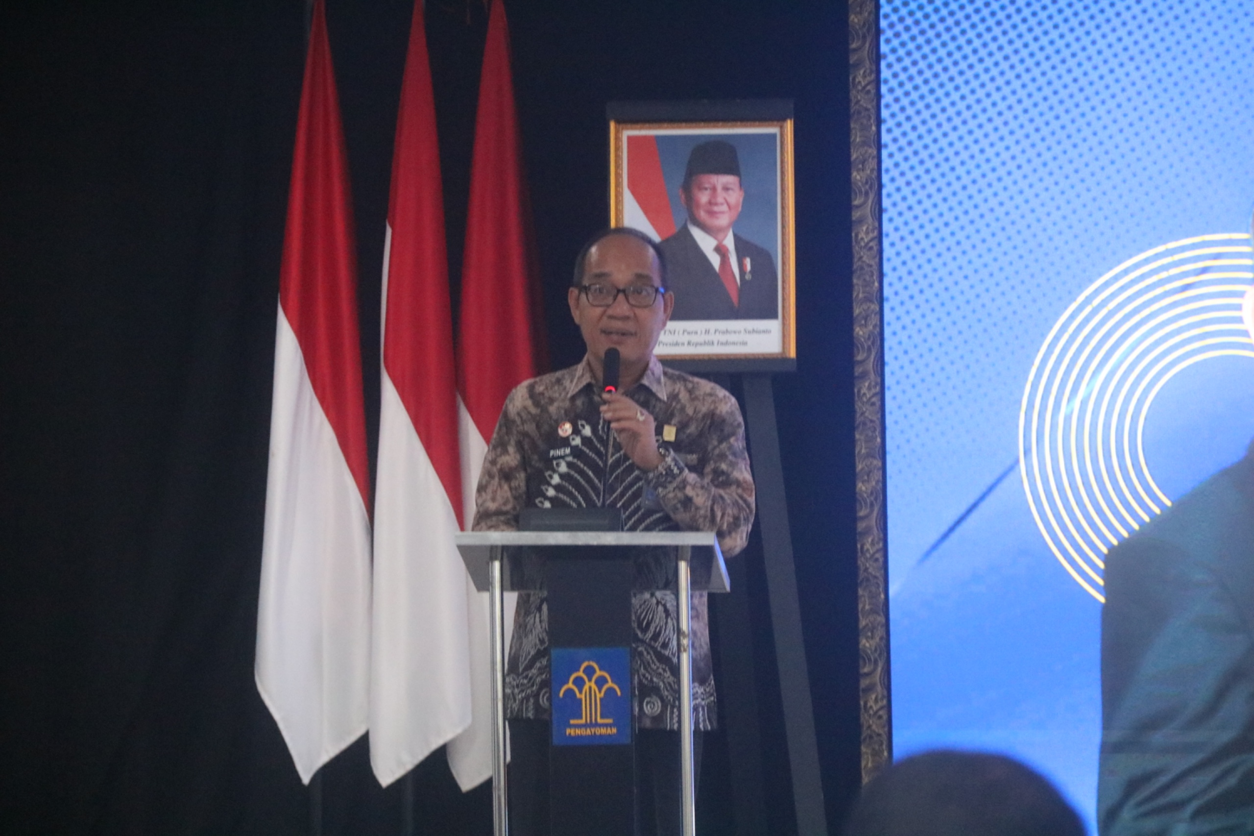 Kepala Kanwil Kemenkum Kalsel, Alex Cosmas Pinem 