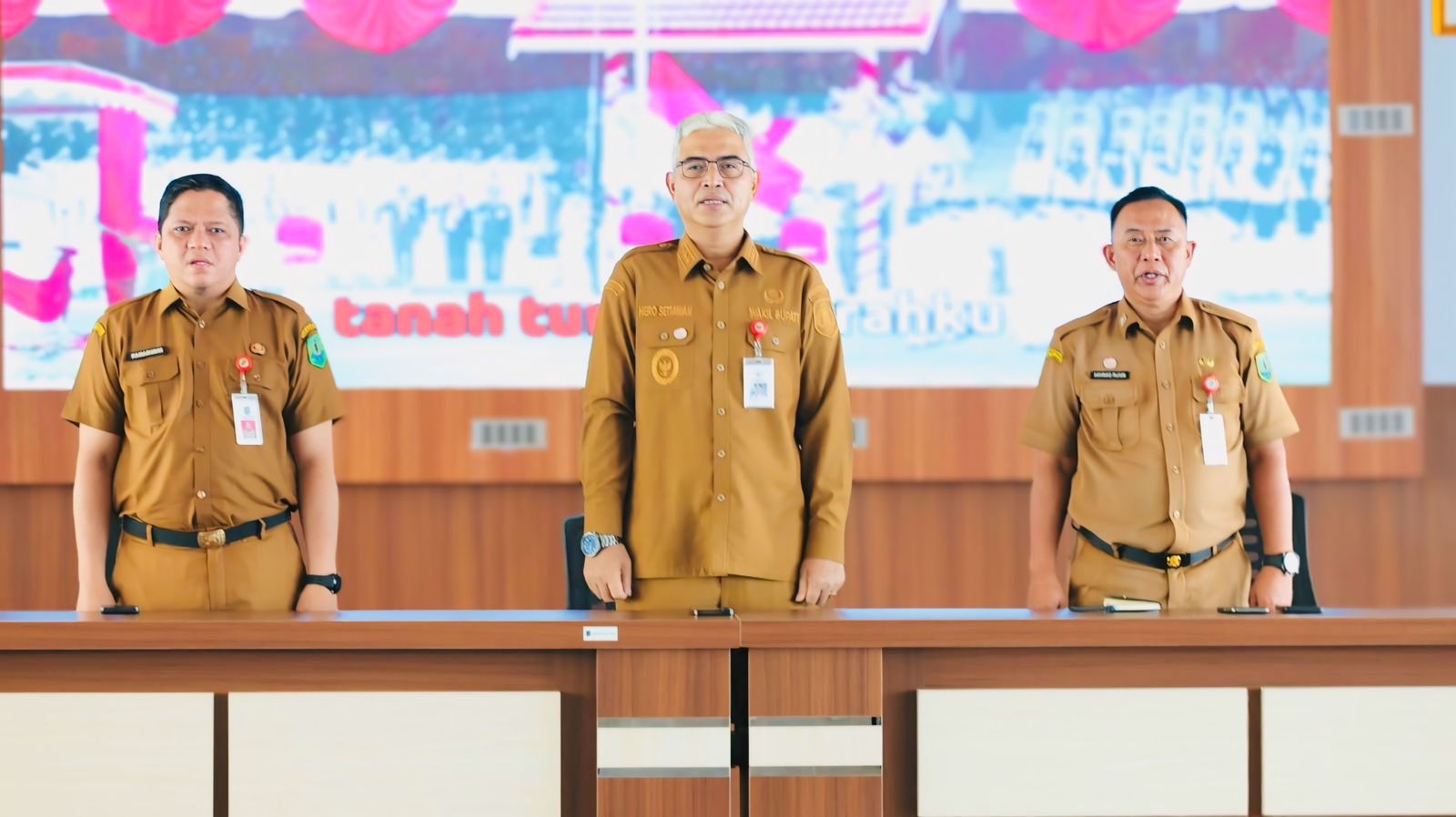 MOMEN:Wabup HSU, Hero Setiawan membuka Sosialisasi Perizinan Usaha untuk UMKM di Gedung BPKAD Kota Amuntai, Senin (9/3/2026).