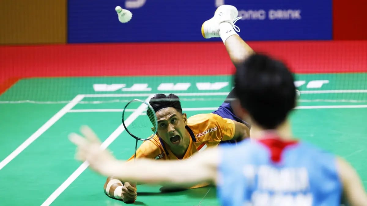 Alwi Farhan gagal di All England. (Dok. Jawa Pos)