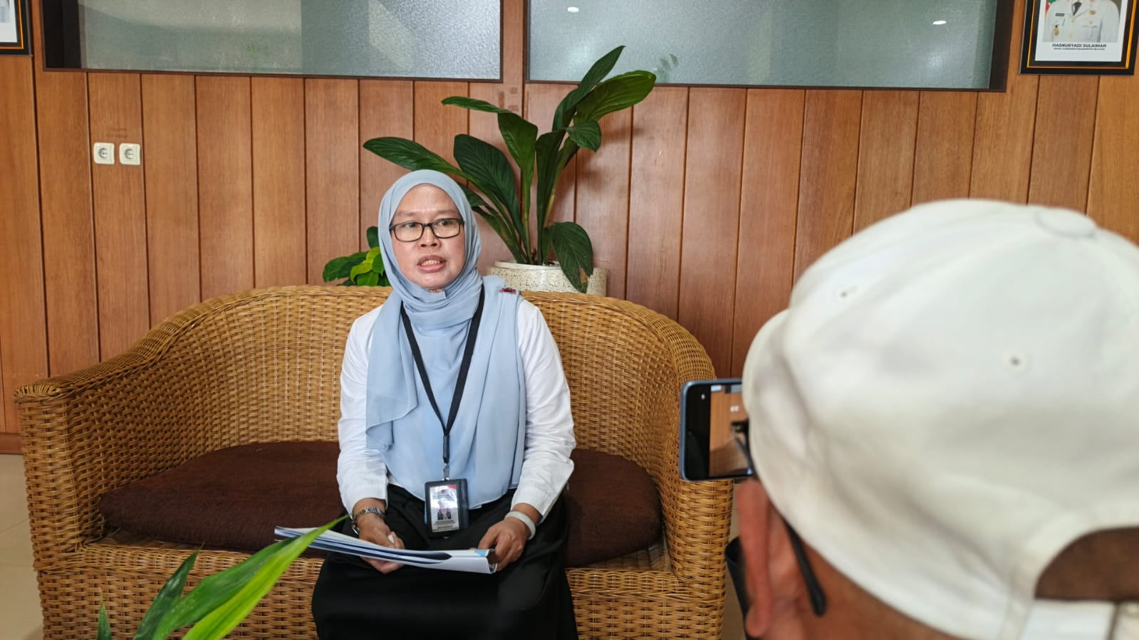 WAWANCARA: Kepala Dinas Kehutanan Kalsel, Fathimatuzzahra. 
