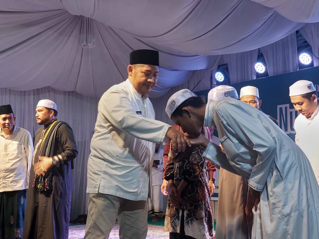 PERINGATAN:Pemkab HST menggelar peringatan malam Nuzulul Qur'an, Senin (9/3/2026). 