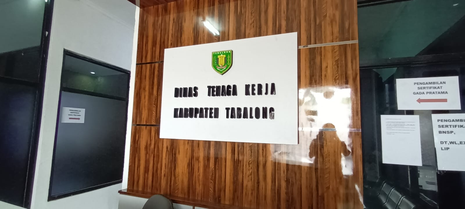 GELAR PELATIHAN : Kantor Disnaker Tabalong yang menyelenggarakan pelatihan.