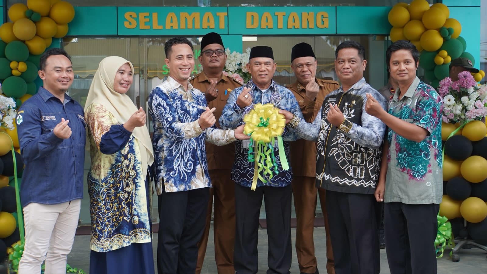 DIRESMIKAN:Bupati Kabupaten Kotabaru, HM Rusli meresmikan lima Puskesmas di Kabupaten Kotabaru, Selasa (10/3/2026).