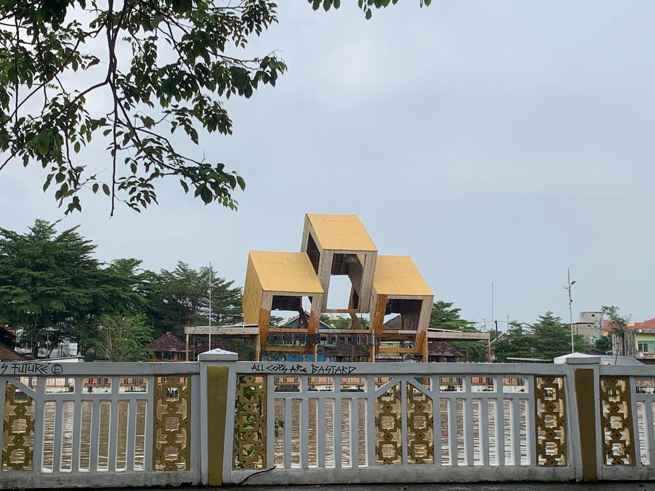 JADI ATENSI: Kawasan Kampung Ketupat di Banjarmasin akan dikaji ulang pengelolaannya oleh Pemko Banjarmasin. 