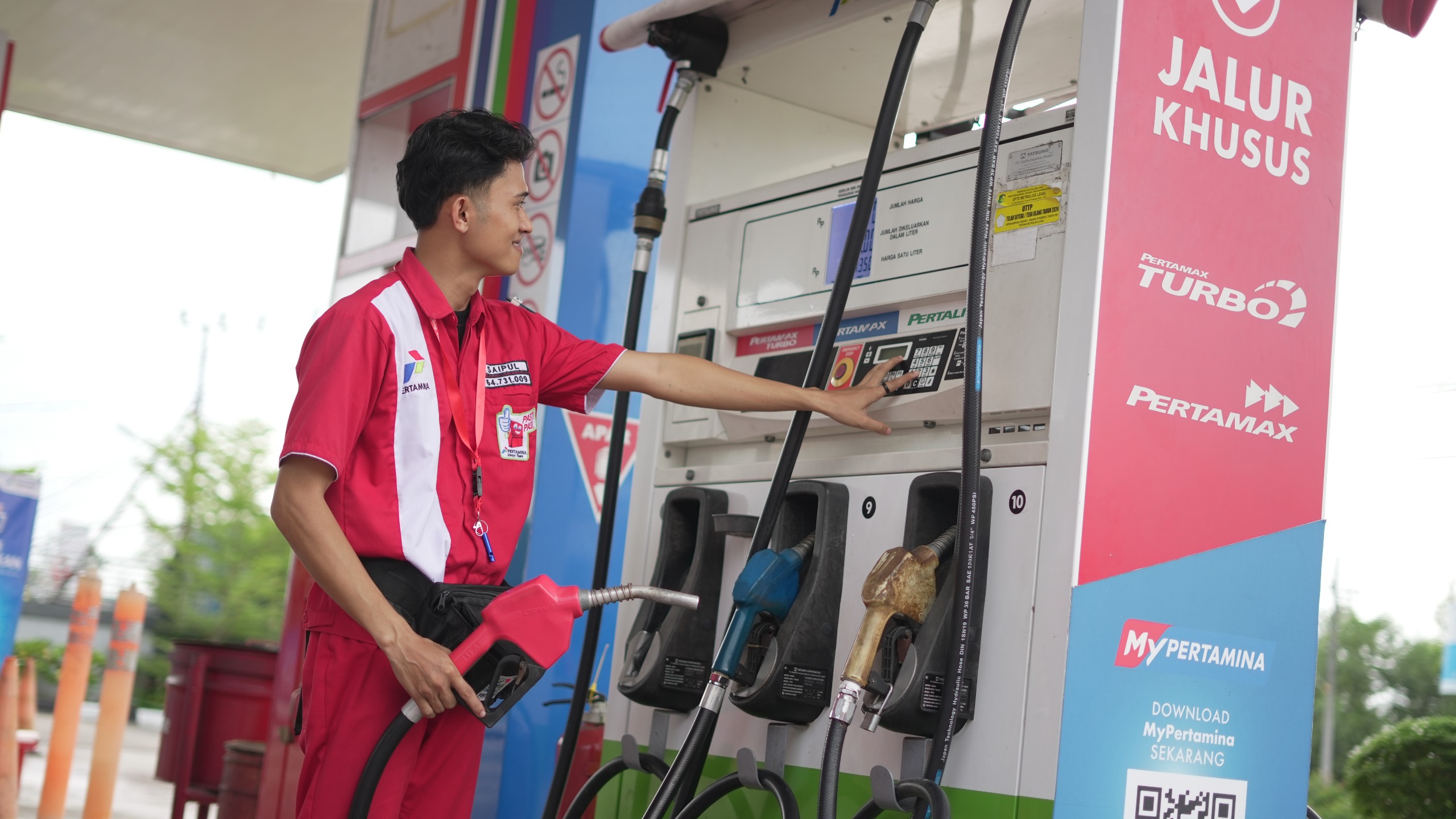MENCUKUPI: Pertamina pastikan stok BBM di Kalsel aman hingga Lebaran usai.