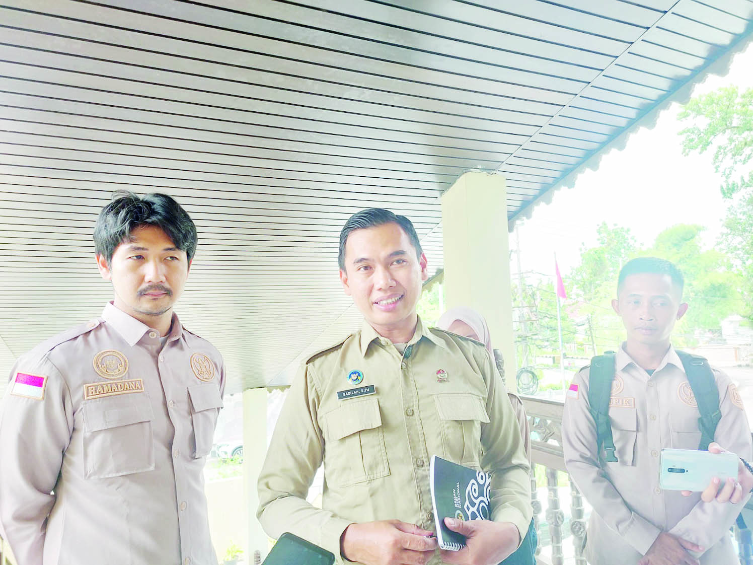 SIAP BENAHI: Koordinator SPPG HST, Sadilah komitmen akan memperbaiki kualitas menu MBG.