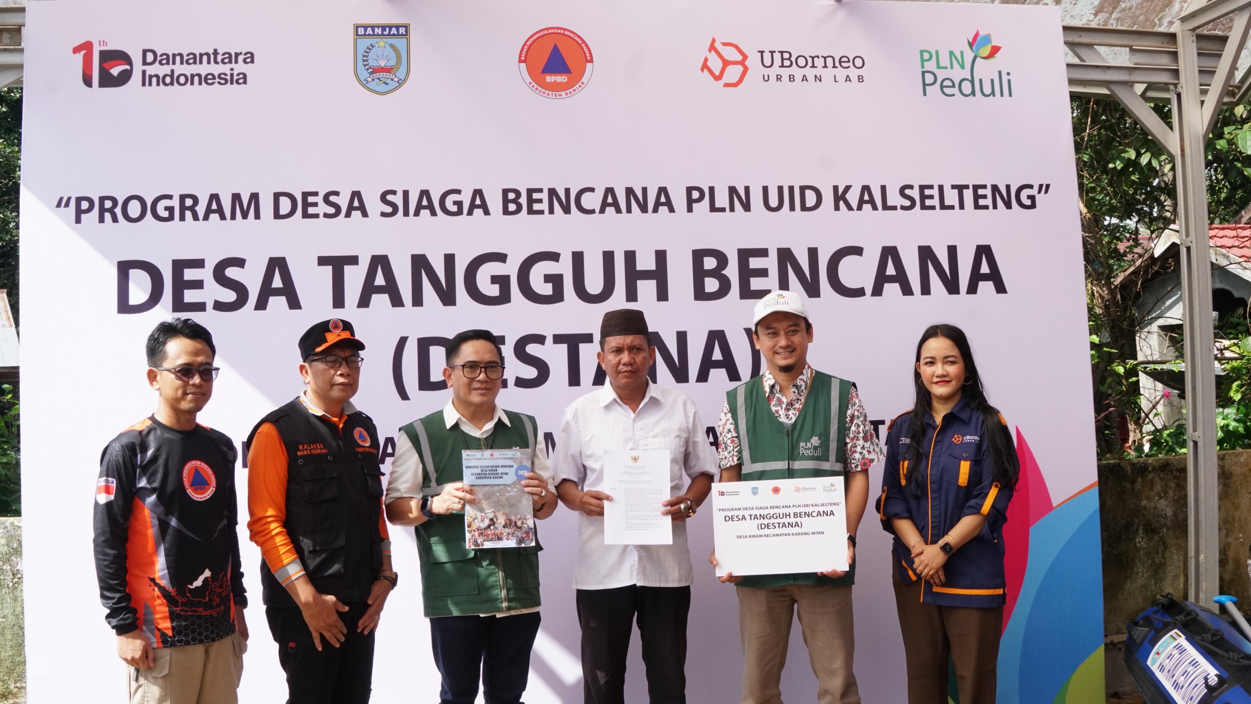 TANGGUH:Program Destana di Desa Kiram mewujudkan kepedulian PLN terhadap potensi risiko bencana yang dihadapi masyarakat, khususnya di wilayah rentan bencana.  