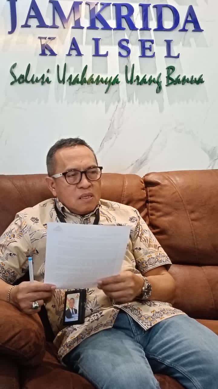 Direktur Bisnis Jamkrida Kalsel, M Hanafi.