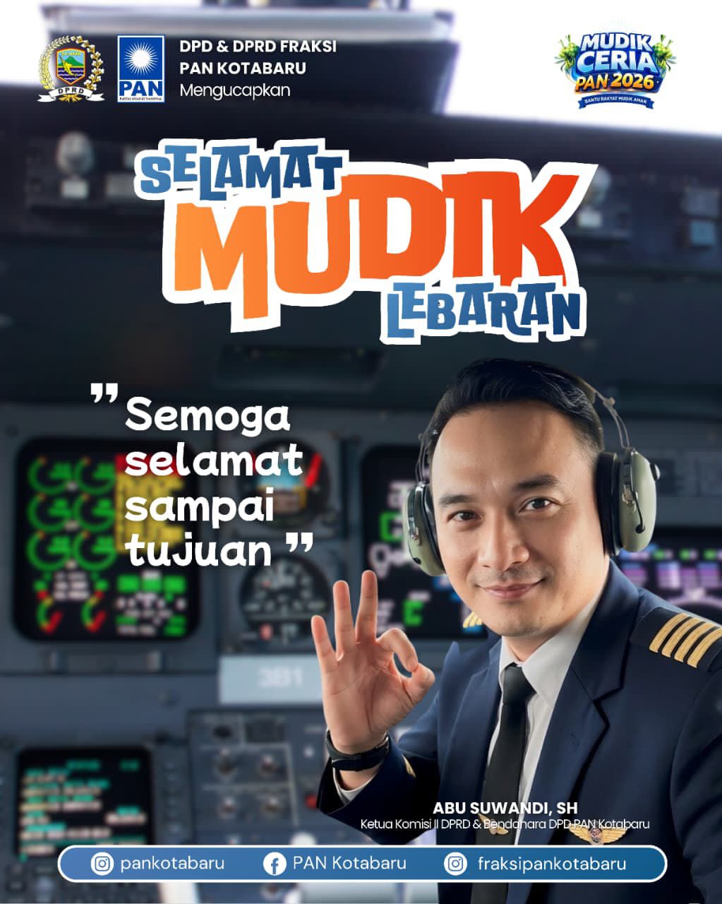 Abu Suwandi, Ketua Komisi II DPRD Kotabaru. 